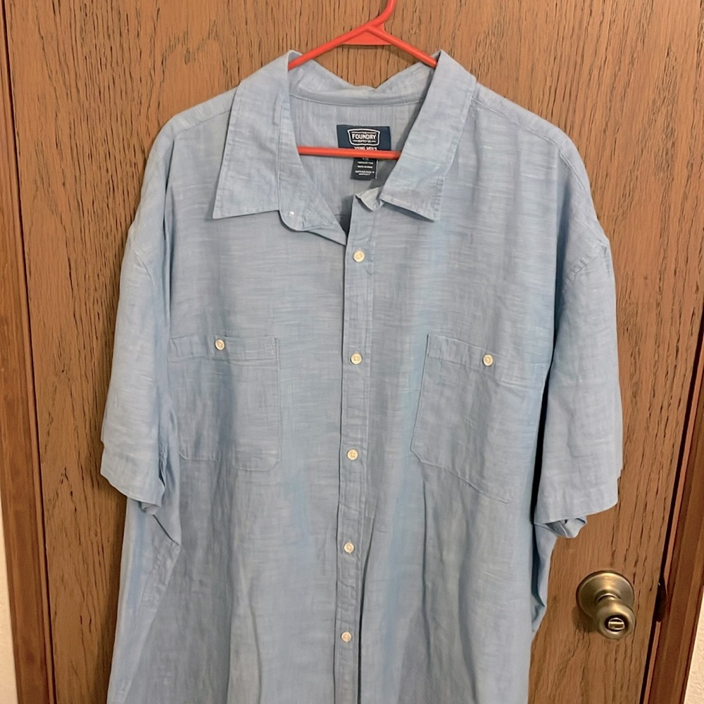 Men’s Casual Button Down Shirt 4XL